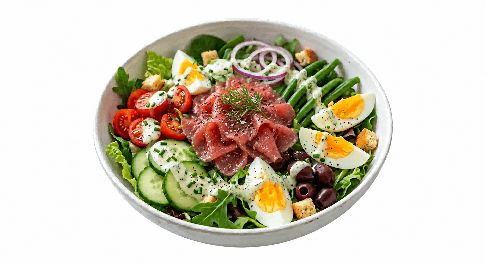 Maaltijdsalade carpaccio