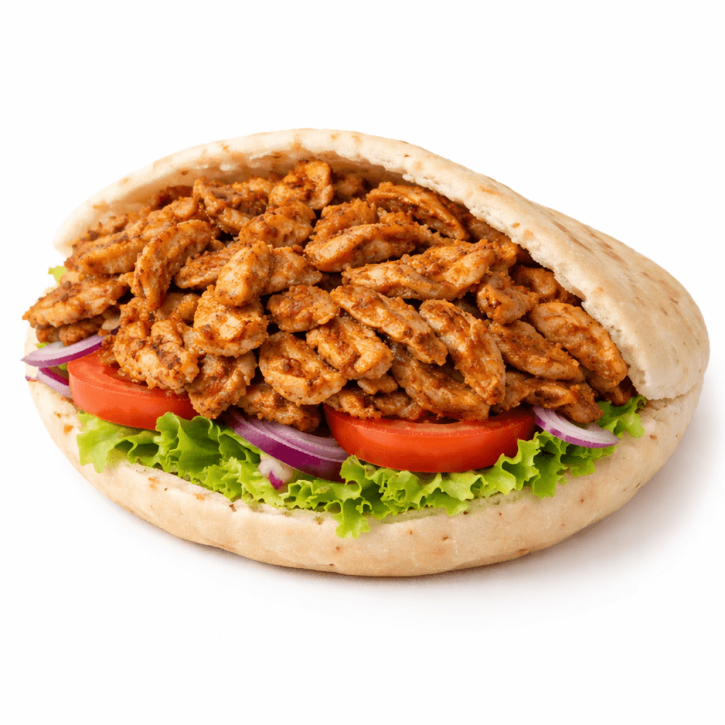 Pitabroodje shoarma met cocktailsaus